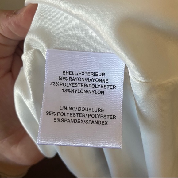 Belle Badgley Mischka Dress Off the Shoulder - Picture 5 of 8